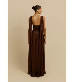 Arcina Ori Ramona Dress in Cacoa Size AU8 for rent on The Volte - image 3
