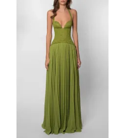 Fenity Gaia Dress in Green Size AU6 for rent on The Volte - image 1