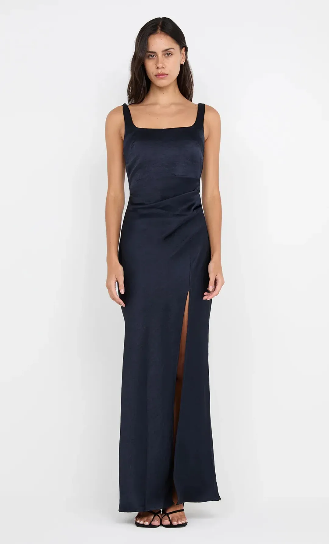 Bec and Bridge The Dreamer Square Neck Maxi Dress in Ink Size 18 for rent on The Volte - main image