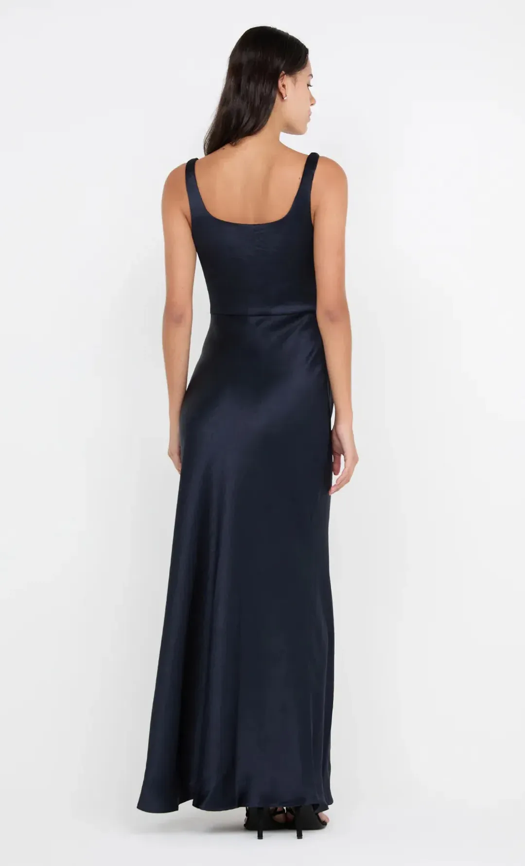 Bec and Bridge The Dreamer Square Neck Maxi Dress in Ink Size 18 for rent on The Volte - main image