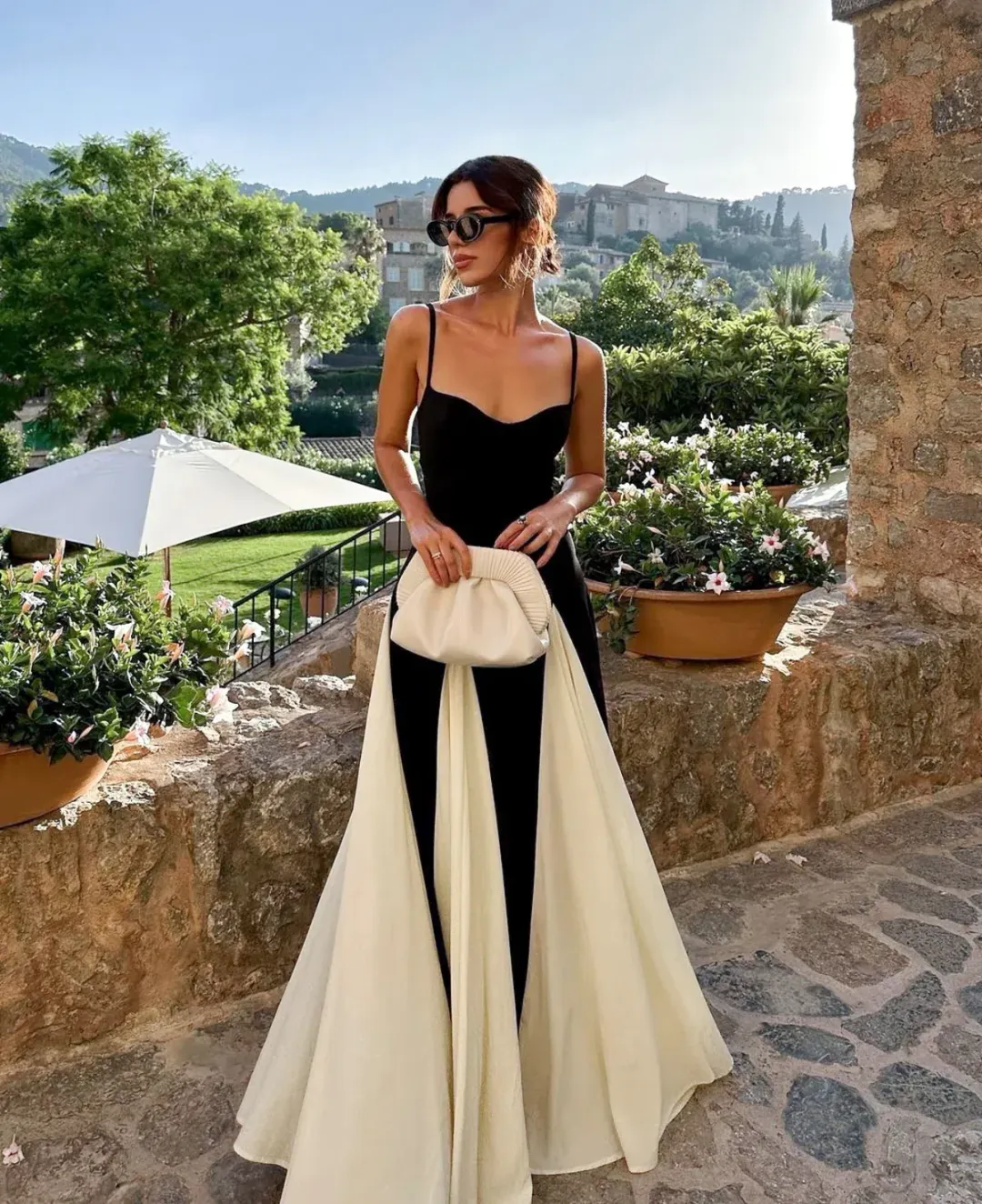 Arcina Ori Paloma Black White Dress Size Large for rent on The Volte - main image