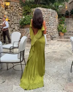Arcina Ori Odessa Dress in Pistachio Green Size S / Au 8 for rent on The Volte - image 2