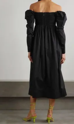 🖤 AJE Valentina Bow Midi Dress in Black – Size AU 8 - Evening Outfit 🖤 for rent on The Volte - image 2