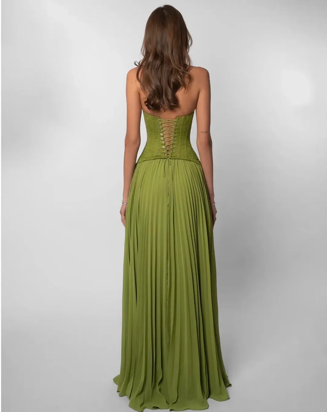 Fenity Gaia Dress Size S / 8 Green for rent on The Volte - main image