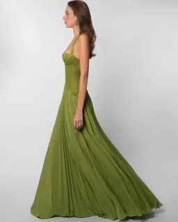 Fenity Gaia Dress Size S / 8 Green for rent on The Volte - image 4