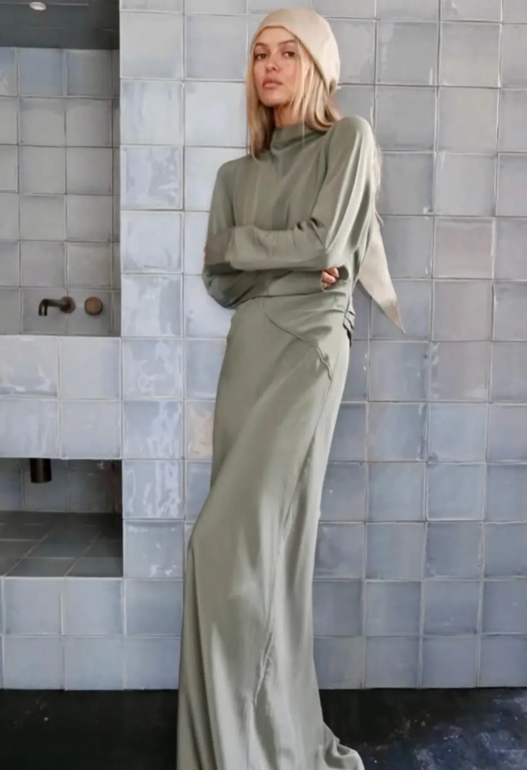 Sir the Label Rousseau Open Back Gown s0 for rent on The Volte - main image
