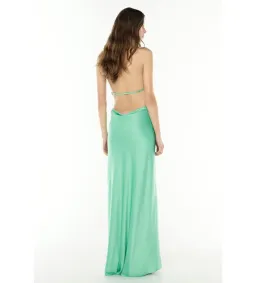 💚 NEW Manning Cartell Evening Trance Slip Dress – Turquoise Green – Size AU 10 💚 for rent on The Volte - image 3