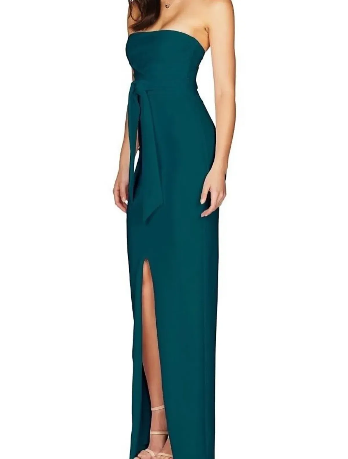 Nookie Royal Gown In teal size XS for rent on The Volte - main image