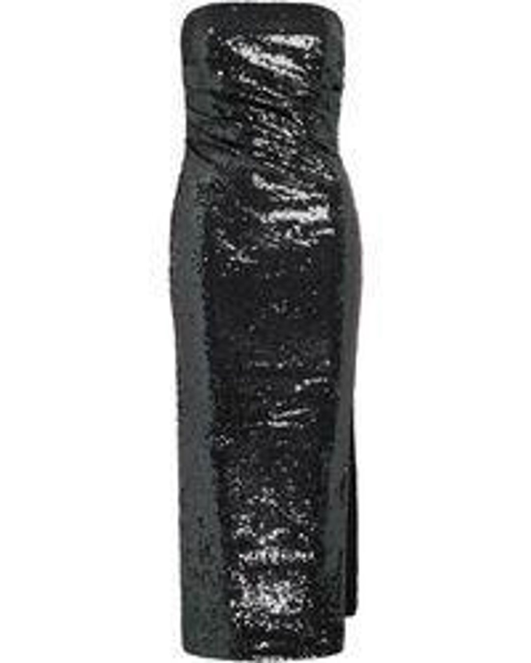 Rachel Gilbert Val Midi Dress Black Size 4 for rent on The Volte - main image