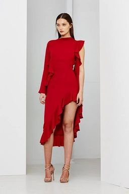 Maurie and Eve Sabine Dress Red size 10 for rent on The Volte - image 2