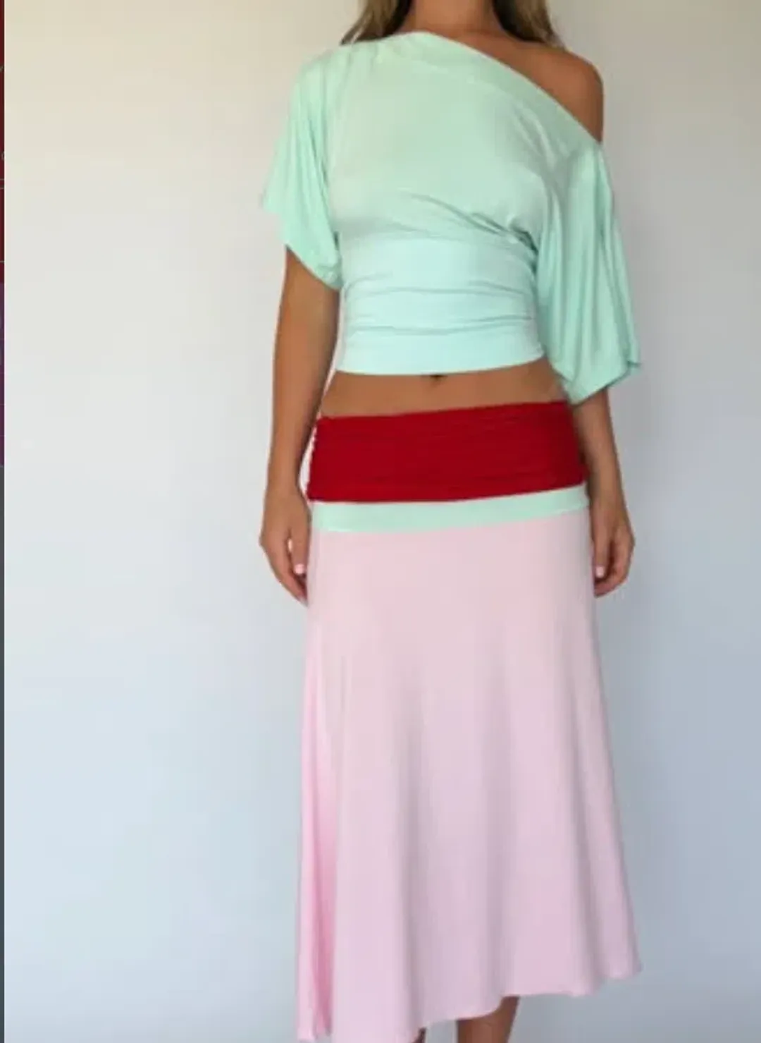 BLANCH WEAR Lucy Midi Skirt & Stella Tee 8 for rent on The Volte - main image