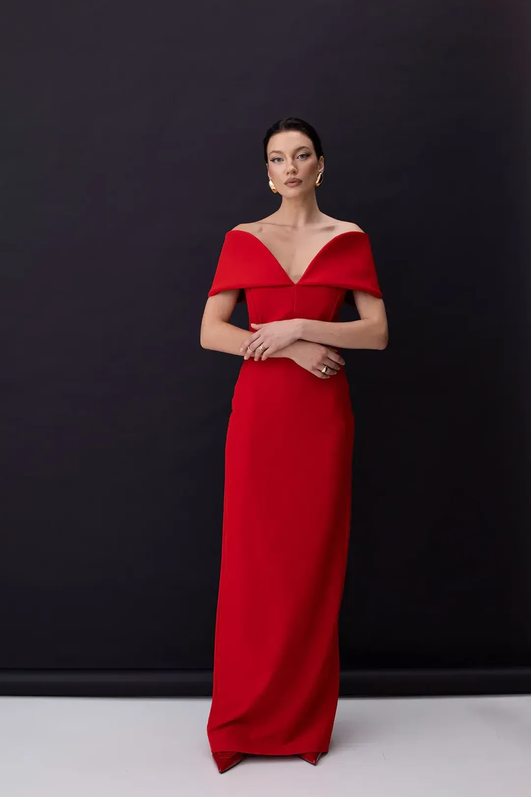 Red Muse by Moos Studio Size 34 for rent on The Volte - main image