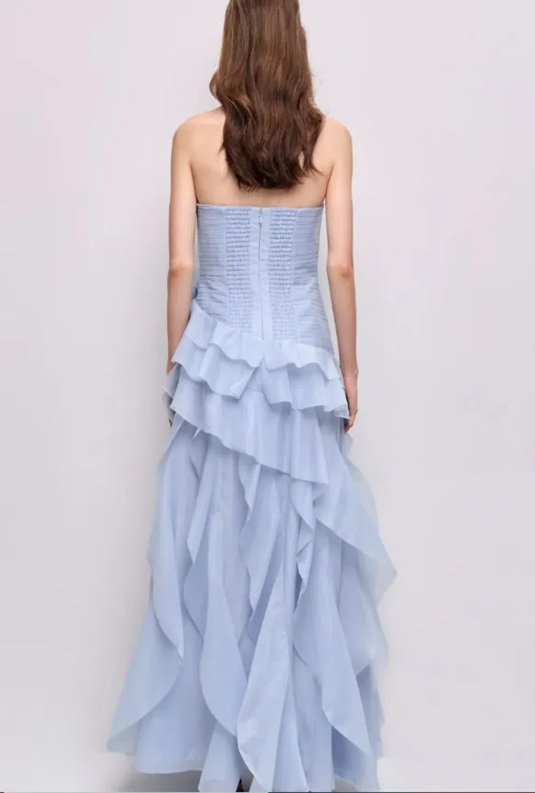 Aje Canyon Gown in Blue Size 8 for rent on The Volte - main image