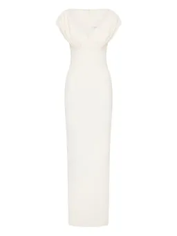 Rachel Gilbert Myra Maxi Gown White Size 8 for rent on The Volte - image 4
