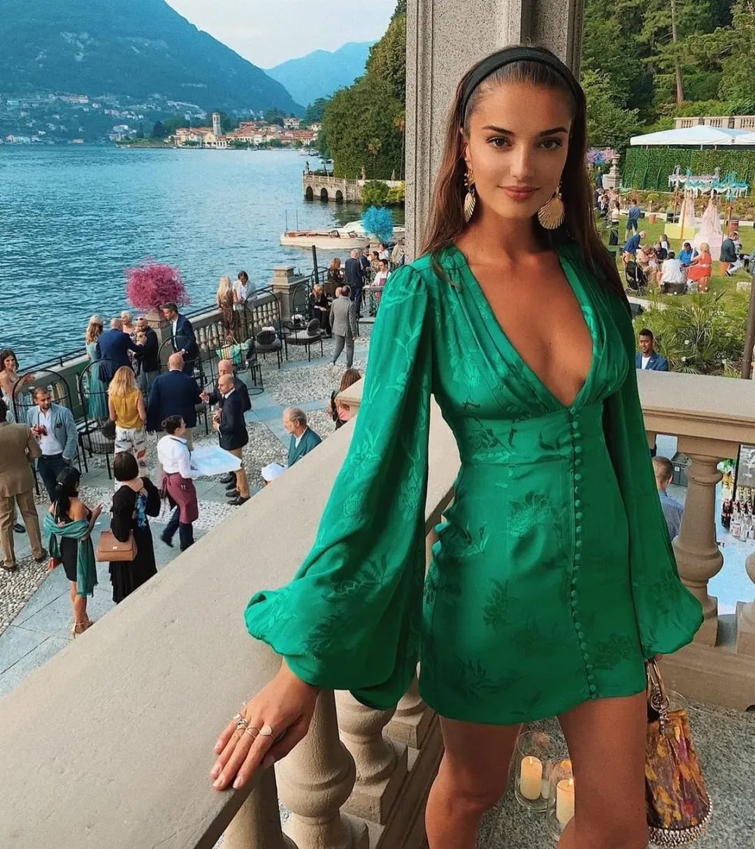 Rat&Boa ~ Isabella dress (green) for rent on The Volte - main image
