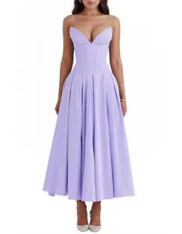 House of CB lady dress lilac for rent on The Volte - image 1