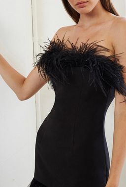 By Johnny Birthday Mini Dress Black Size 8 for rent on The Volte - image 2