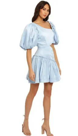 Aje Chateau Cutout Mini Dress Blue size 10 for rent on The Volte - image 5