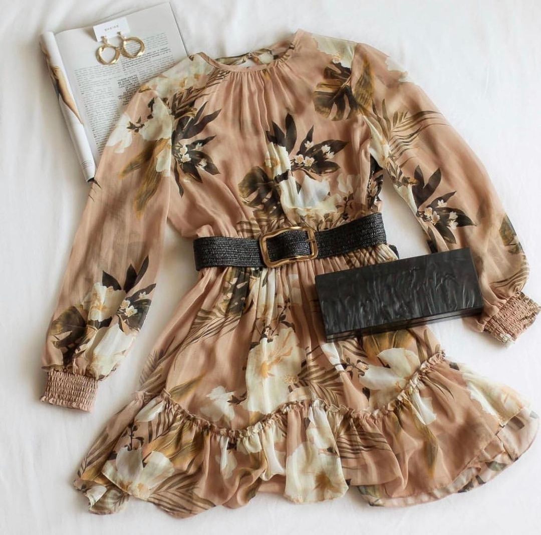 Sheike Soft Tropics Dress Print Size 6 for rent on The Volte - main image