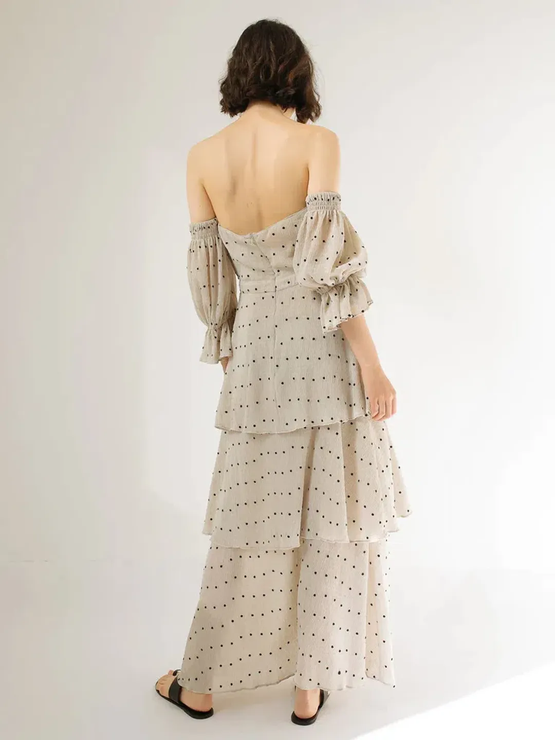 Sir The Label Camille Cut Out Floor Length Gown Cream | AU 10 for rent on The Volte - main image