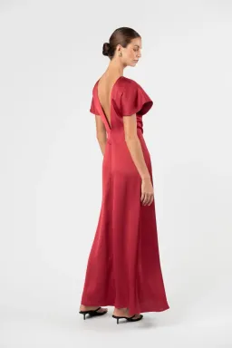 KIERA DRESS - VENETIAN RED for rent on The Volte - image 2