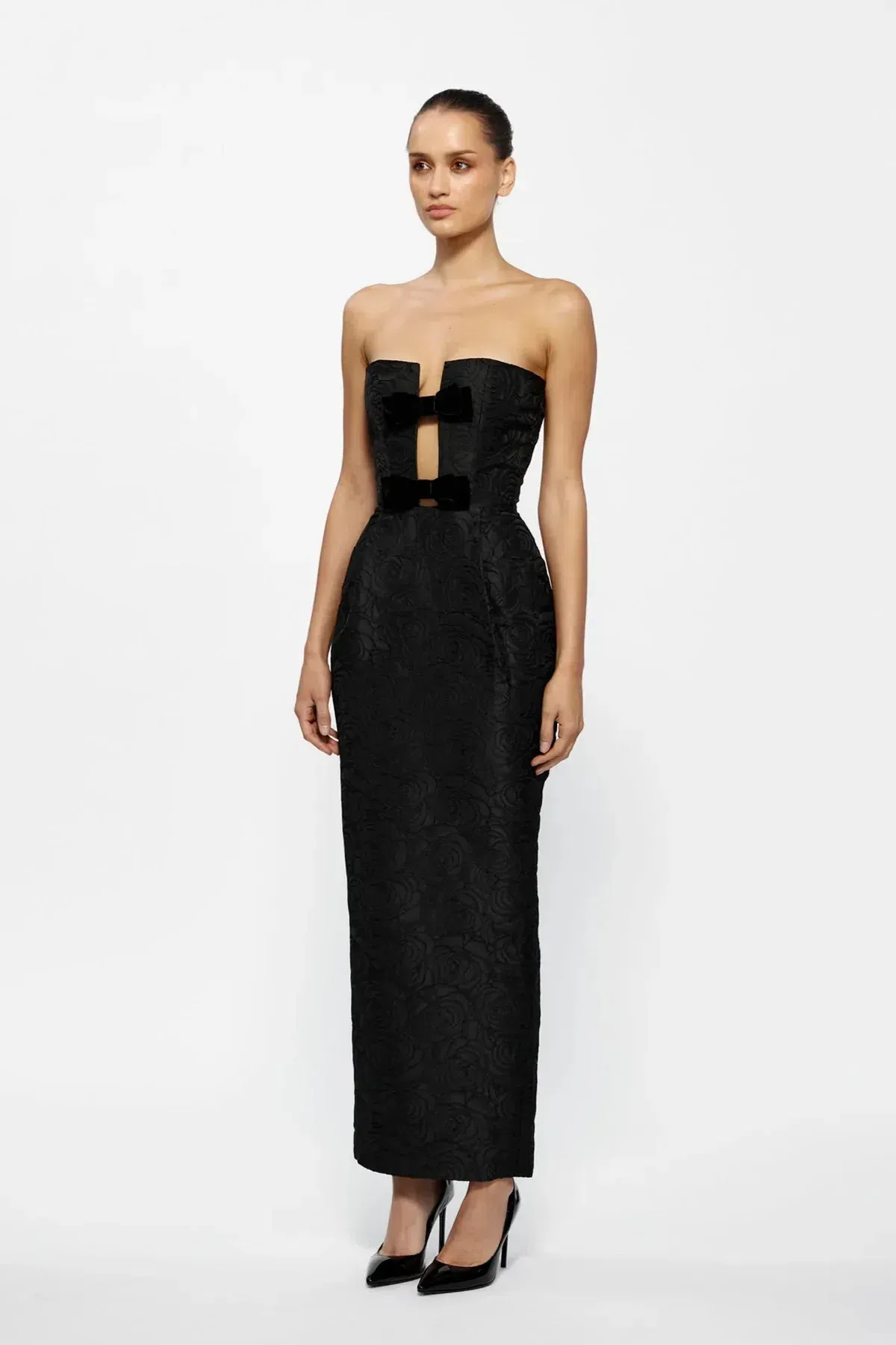 Effie Kats Kiera Dress - Black for rent on The Volte - main image