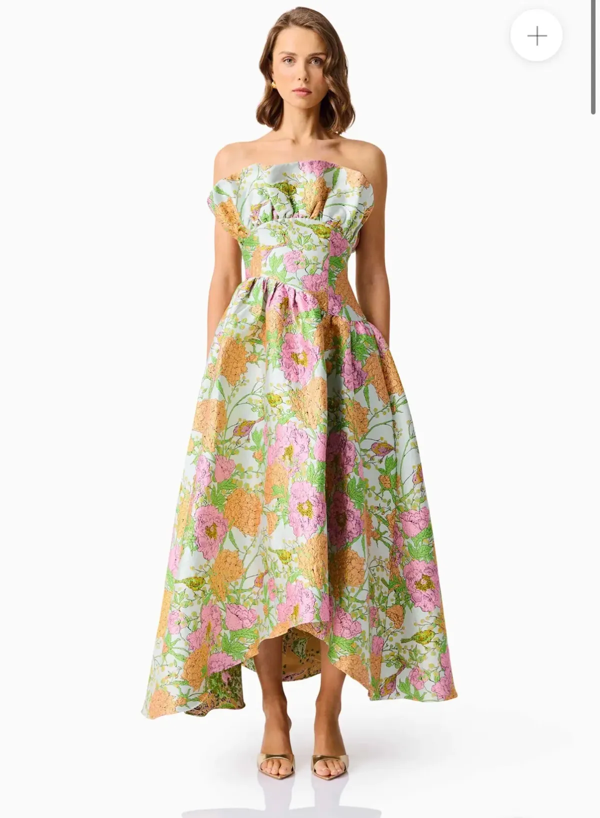 Elliatt Sleeveless Maxi Green Size 10 for rent on The Volte - main image