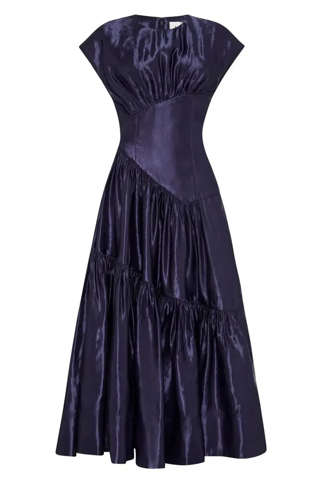 AJE SERENDIPITY REFLECTION MIDI IN NAVY SIZE 8 for rent on The Volte - main image