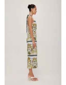 Aje Studio Rio Halter Maxi Dress Print Size 8 for rent on The Volte - image 2