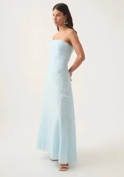 AJE- Soundscape Maxi Dress in Blue Size 10 for rent on The Volte - image 4