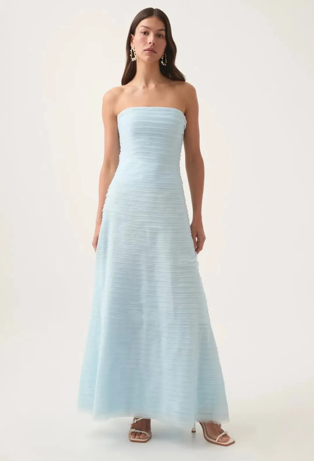 AJE- Soundscape Maxi Dress in Blue Size 10 for rent on The Volte - main image