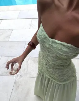 Jefre Sei Renata Dress Mint Size Small/8 for rent on The Volte - image 3