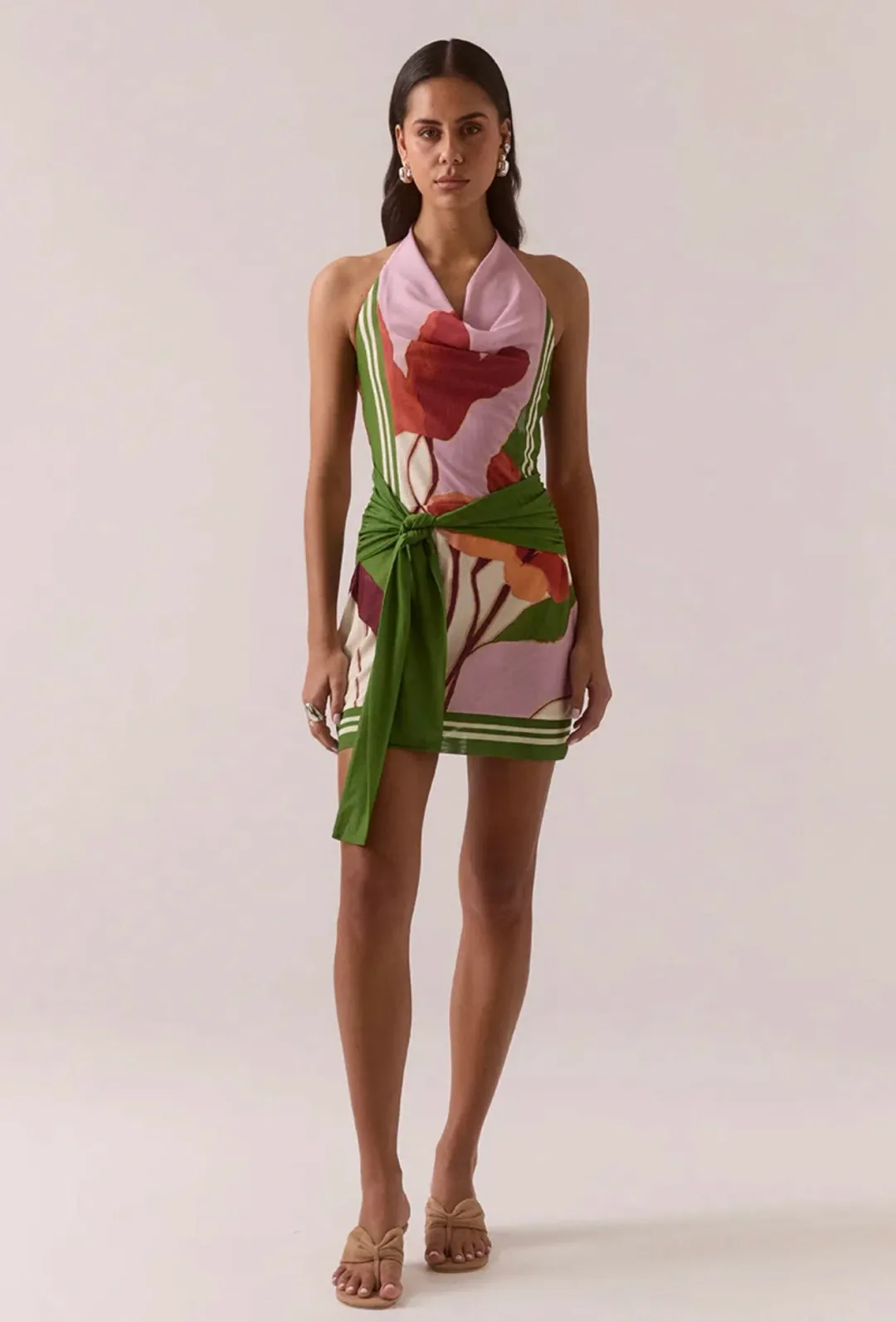 Kalea Mini Dress Botanic  for rent on The Volte - main image