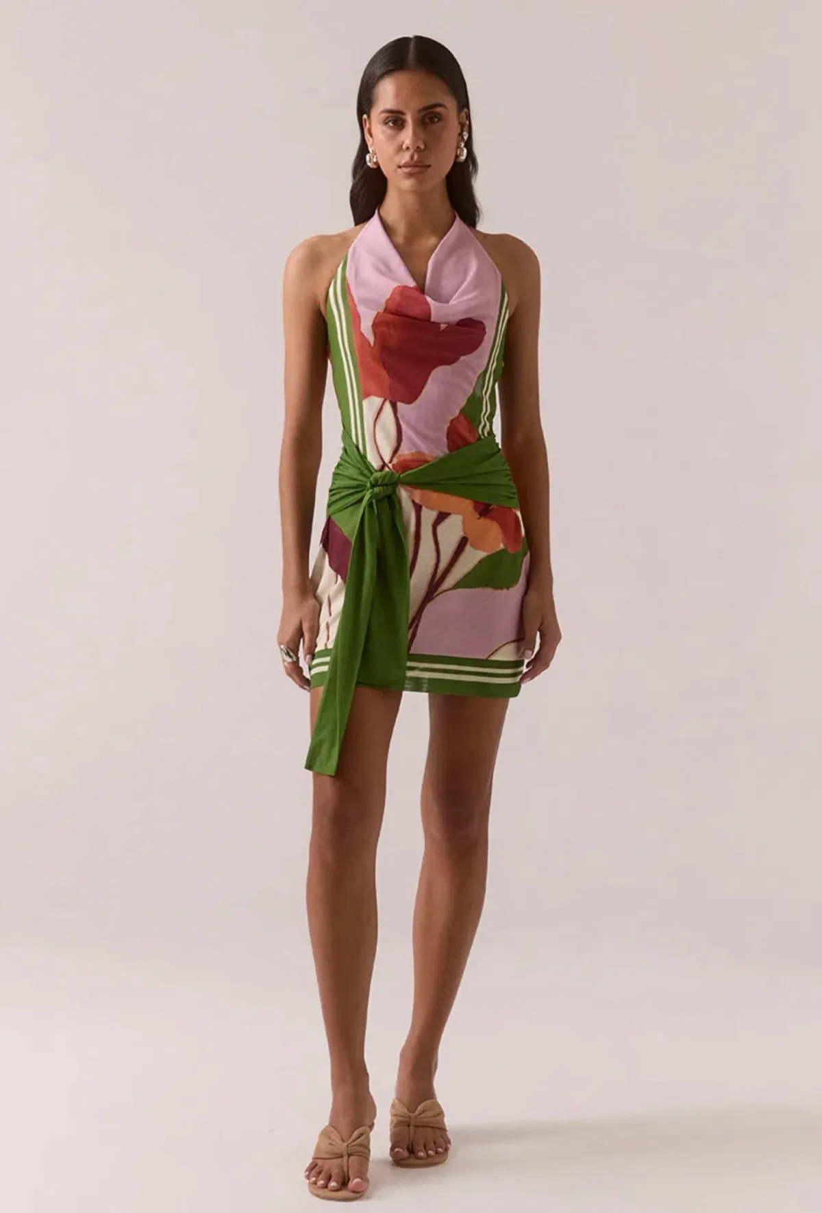 Kalea Mini Dress Botanic  for rent on The Volte - main image