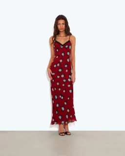 Rat & Boa MARA DRESS RED Size XS for rent on The Volte - image 1