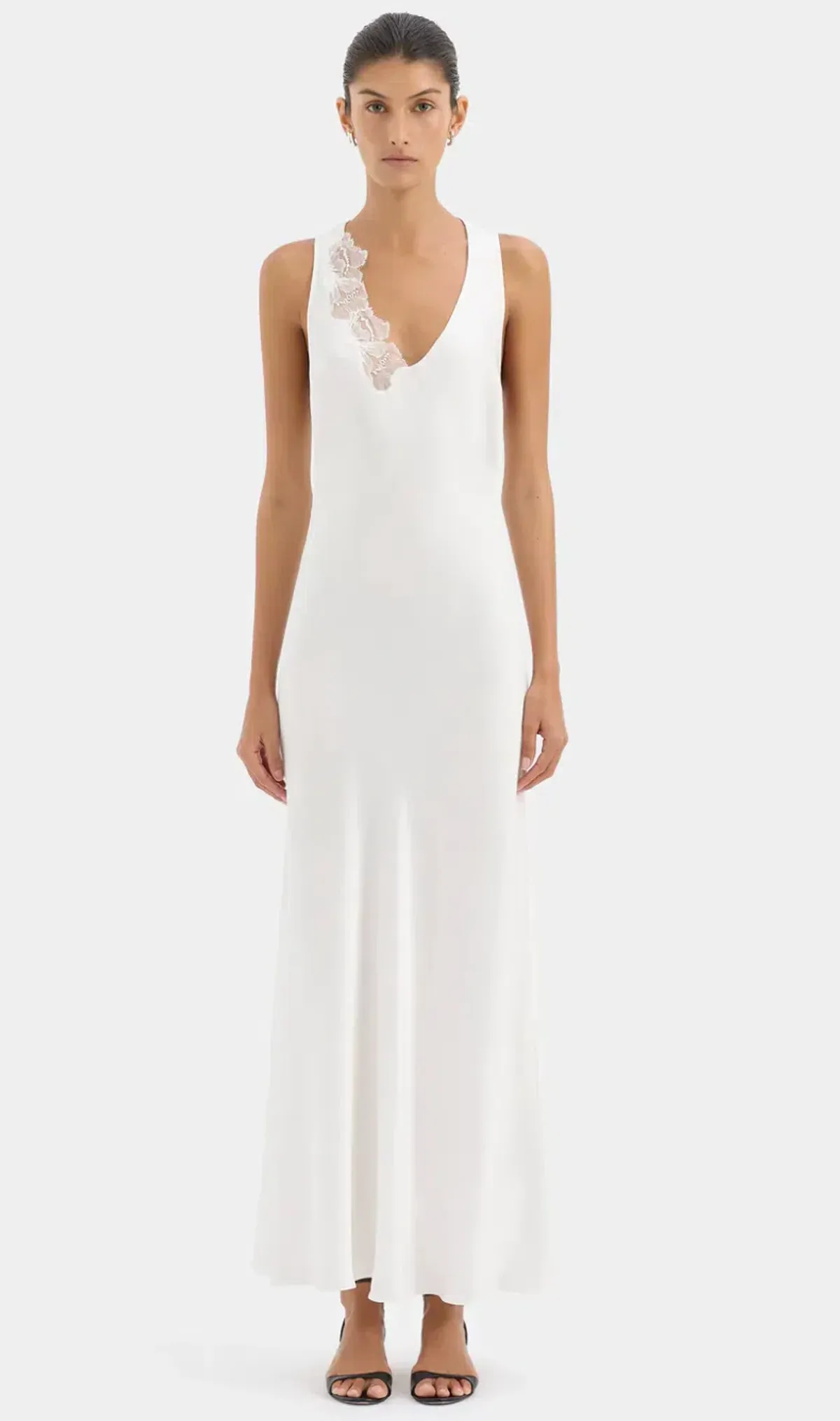Montparnasse Gown (White) - SIR THE LABEL for rent on The Volte - main image