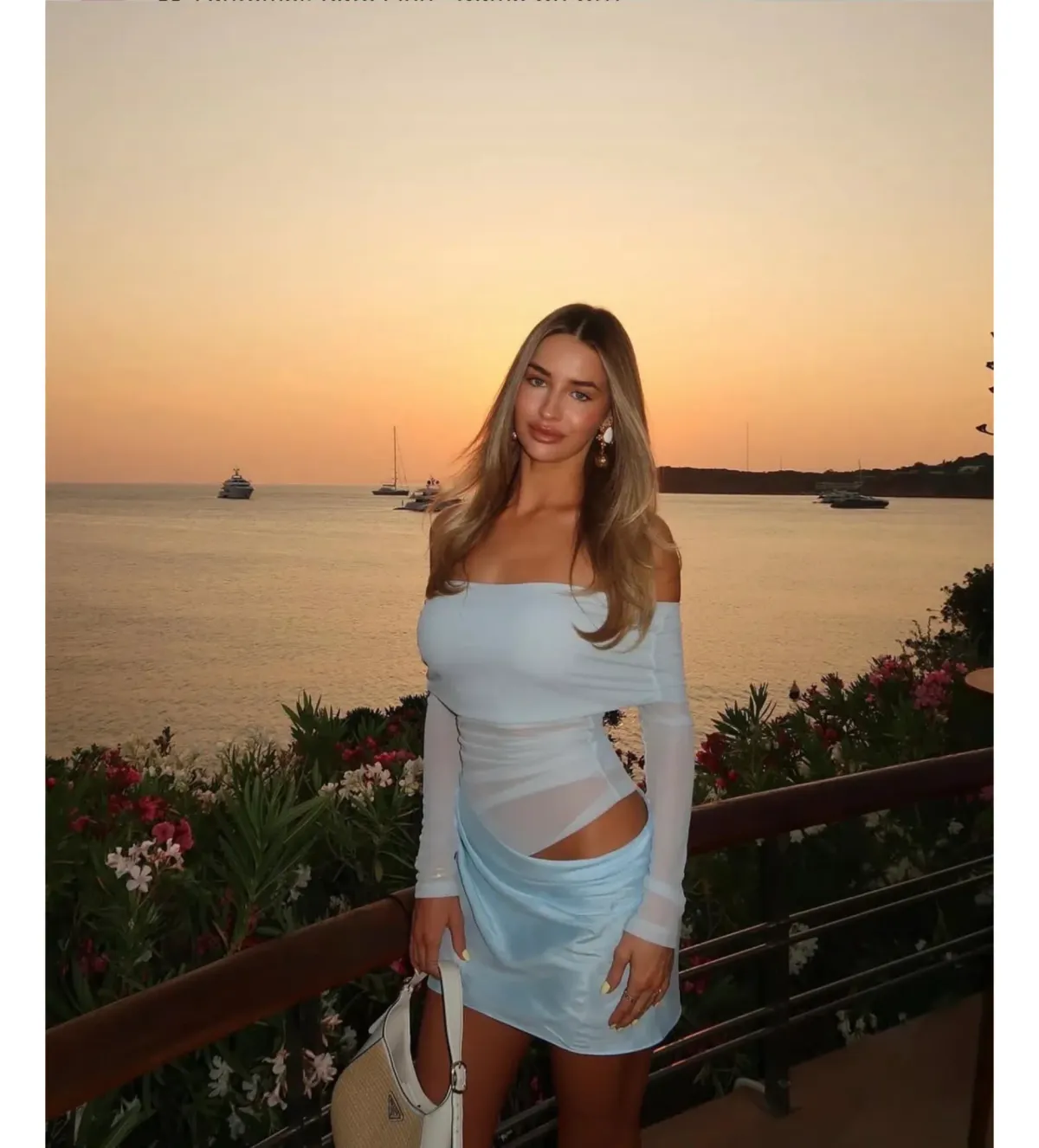 Benni Luca Mini Dress in Ice Size AU6 for rent on The Volte - main image