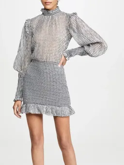 Bec & Bridge Nadine Mini Dress Print Size 6 for rent on The Volte - image 3