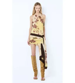 Bec & Bridge Blaise Halter Mini Dress Palmera Floral Size 8 for rent on The Volte - image 1