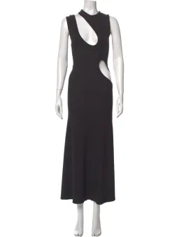 Christopher Esber Cut Out Maxi dress Black size 6 XS for rent on The Volte - image 2