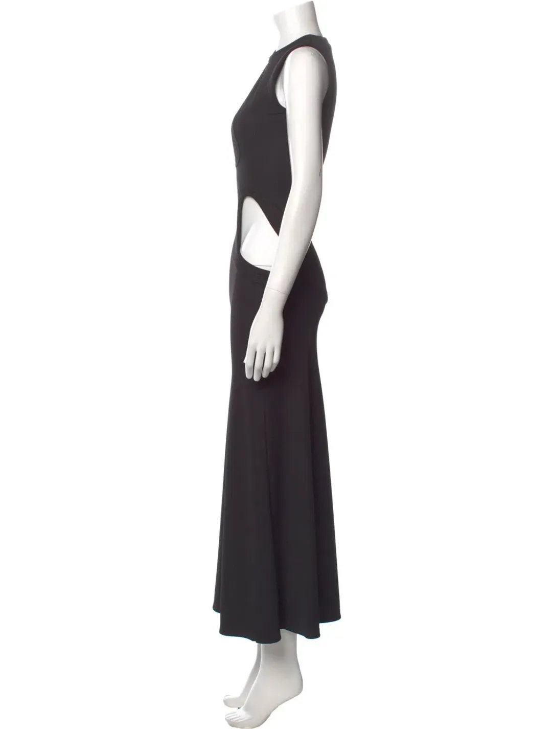Christopher Esber Cut Out Maxi dress Black size 6 XS for rent on The Volte - main image
