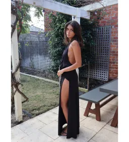 Natalie Rolt Winona Gown in Black Size 1/AU8 for rent on The Volte - image 2