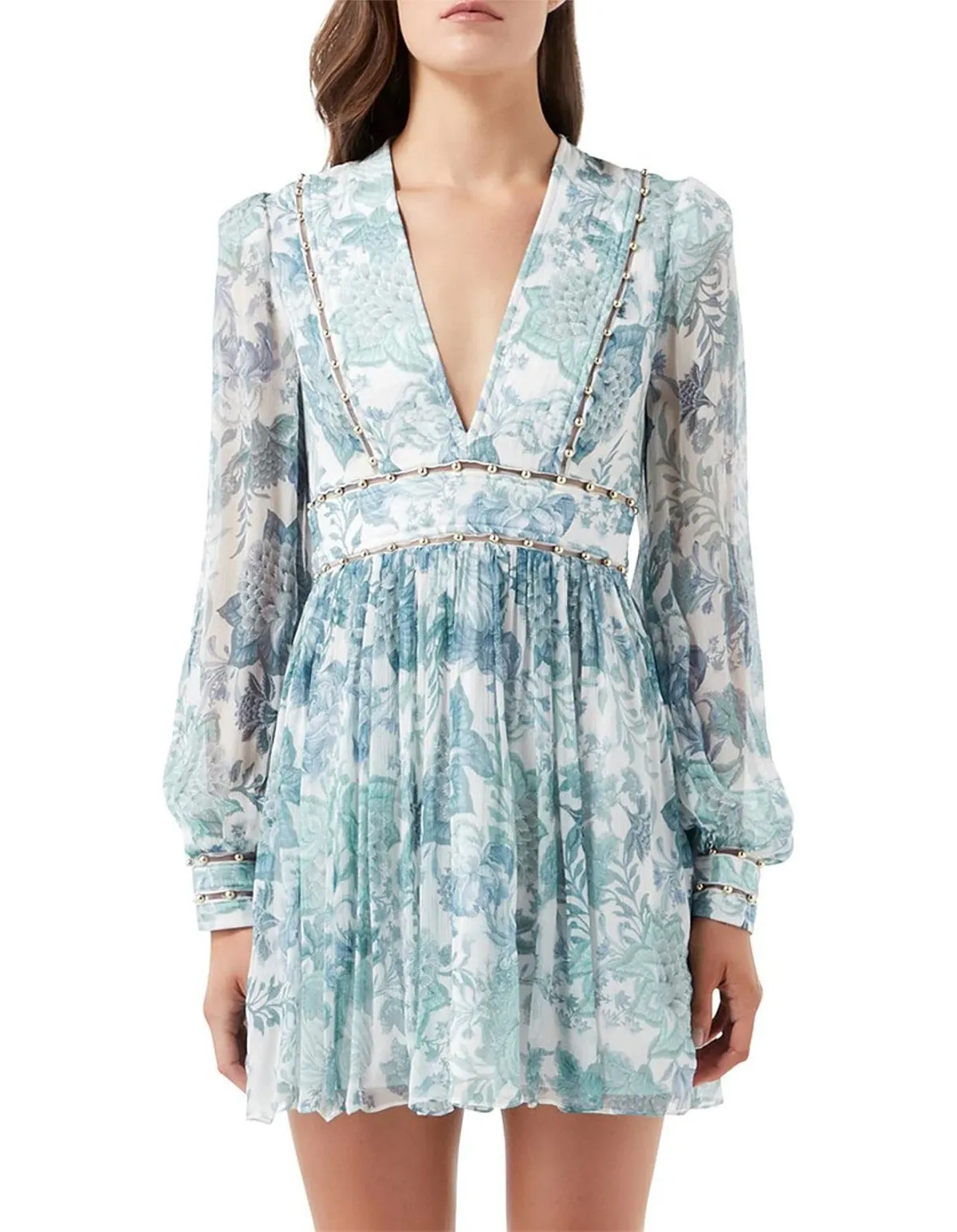 Thurley Cleo Dress Blue Size 8 for rent on The Volte - main image