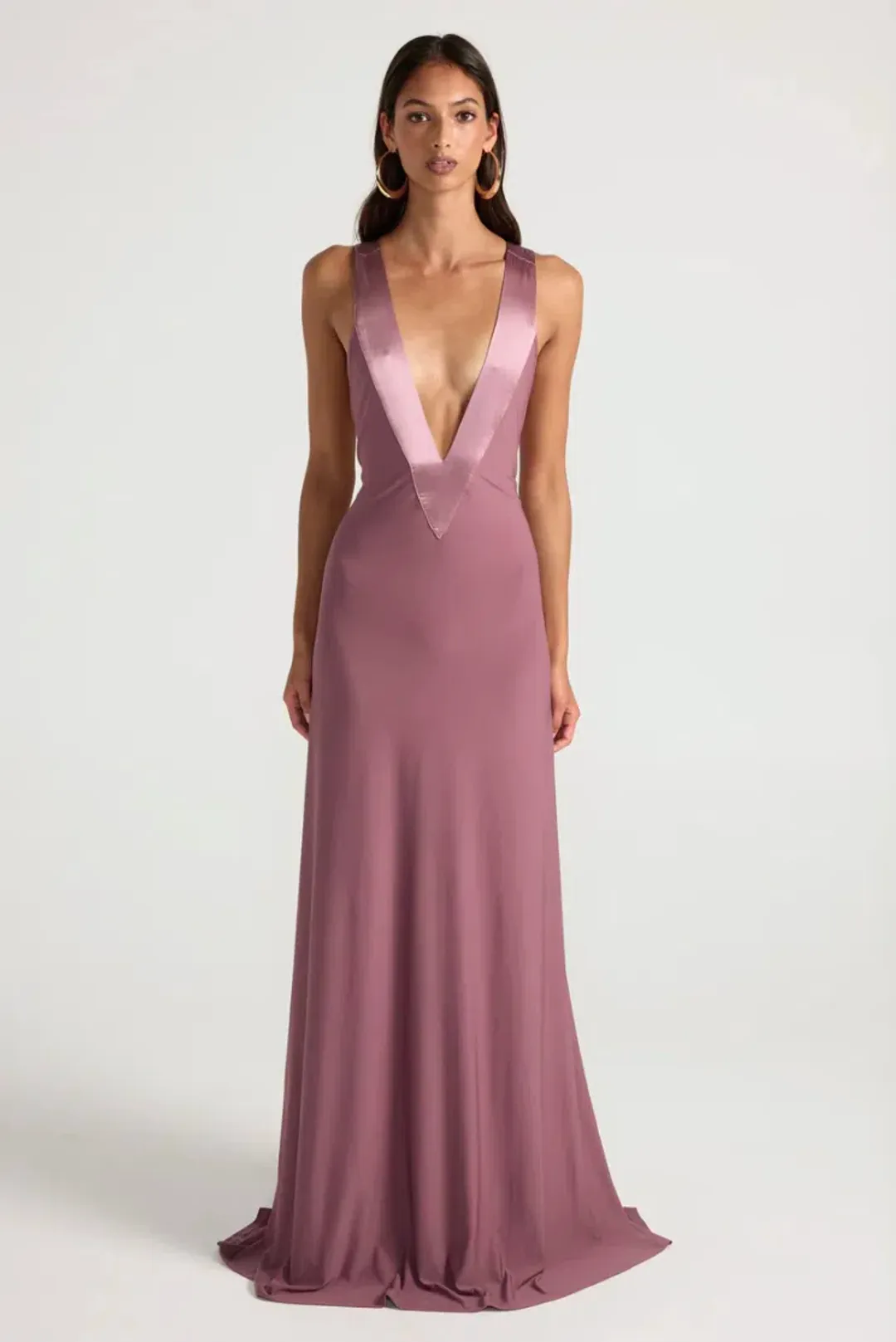 Ancegria, Rosa Gown, Mauve, maxi, size 8  for rent on The Volte - main image