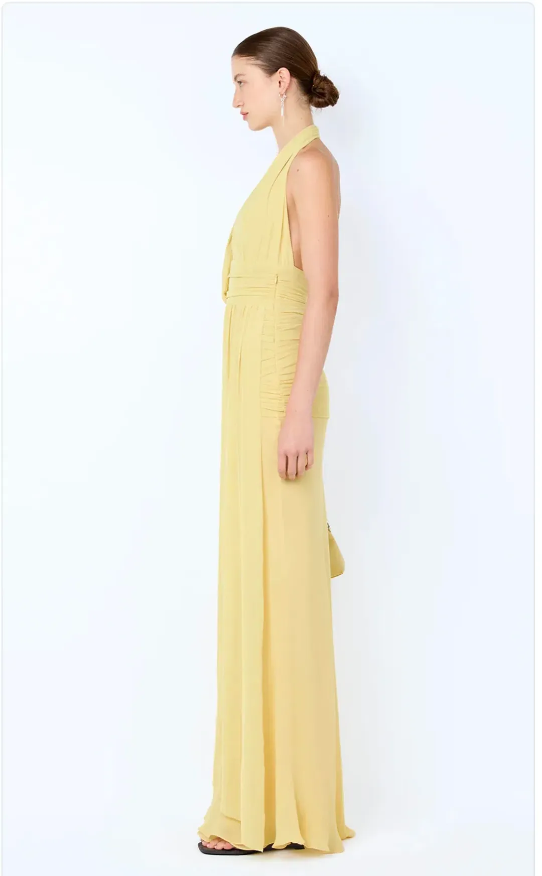 Bec & Bridge Cassis Drape Maxi Dress Size 10 for rent on The Volte - main image