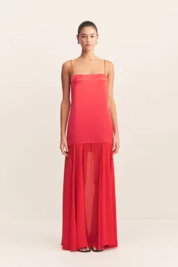 Shona Joy Moraya Maxi Dress in Chilli Size 10 for rent on The Volte - image 1