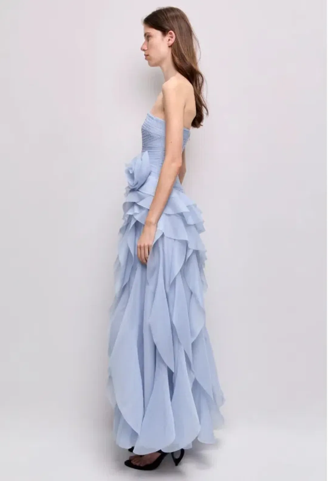 Aje Canyon Gown in Pastel Cloud Blue Size 6 for rent on The Volte - main image