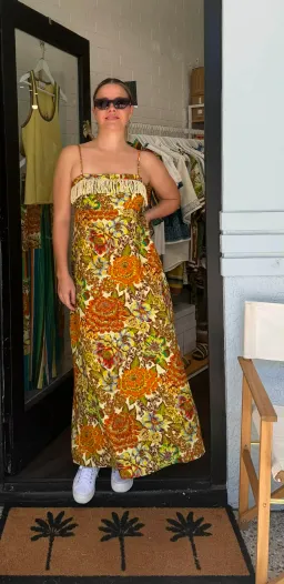 ALEMAIS LANA SQUARE NECK DAY DRESS SIZE 10 for rent on The Volte - image 1