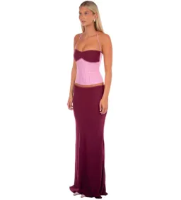 I Am Delilah Angelina Set in Sangria Size XS/AU6 for rent on The Volte - image 2