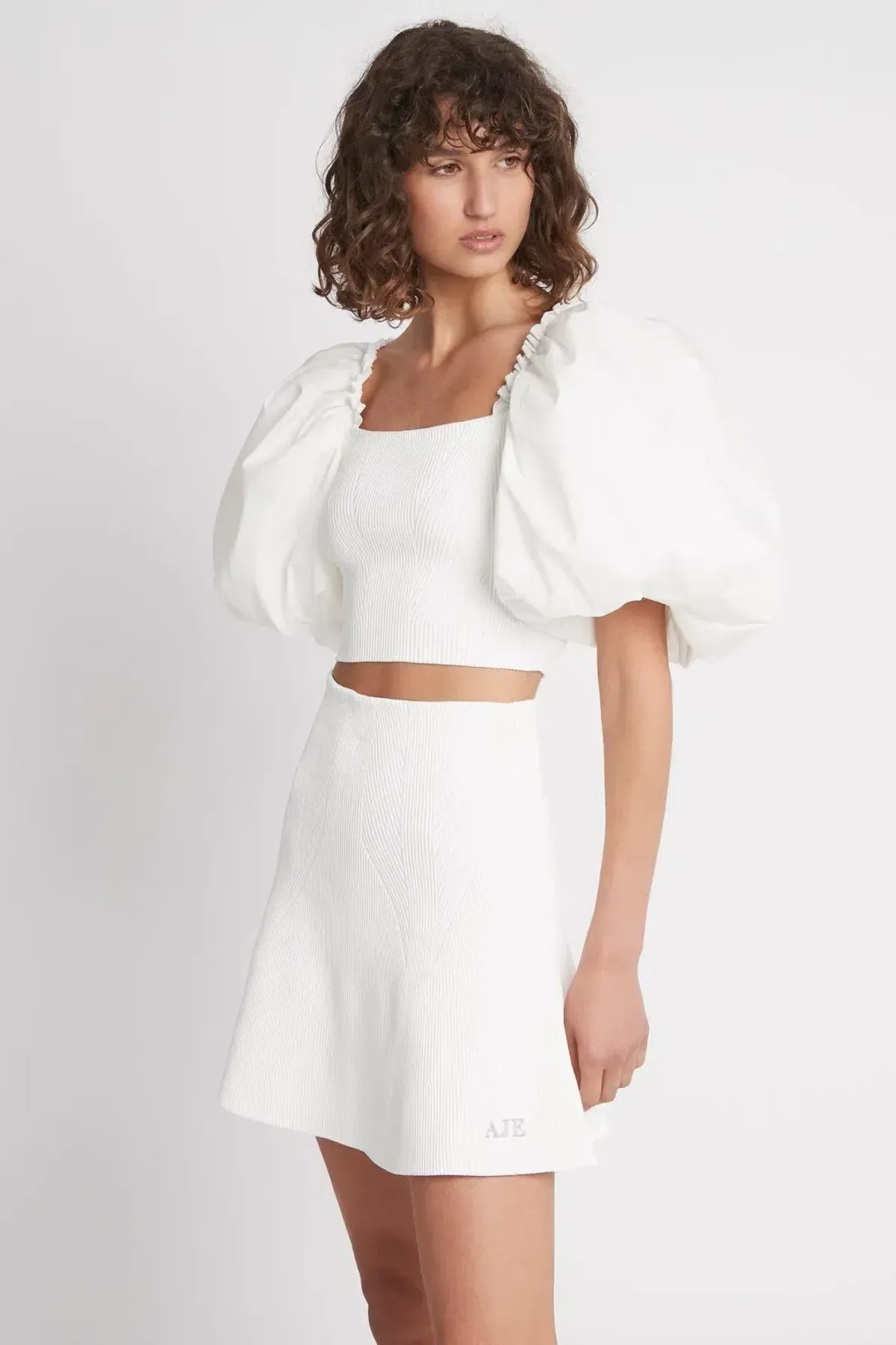 Aje Casa Puff Sleeve Top for rent on The Volte - main image